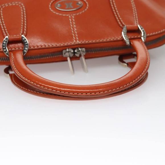 CELINE Hand Bag Leather Brown Auth bs21054 - Picture 7 of 16